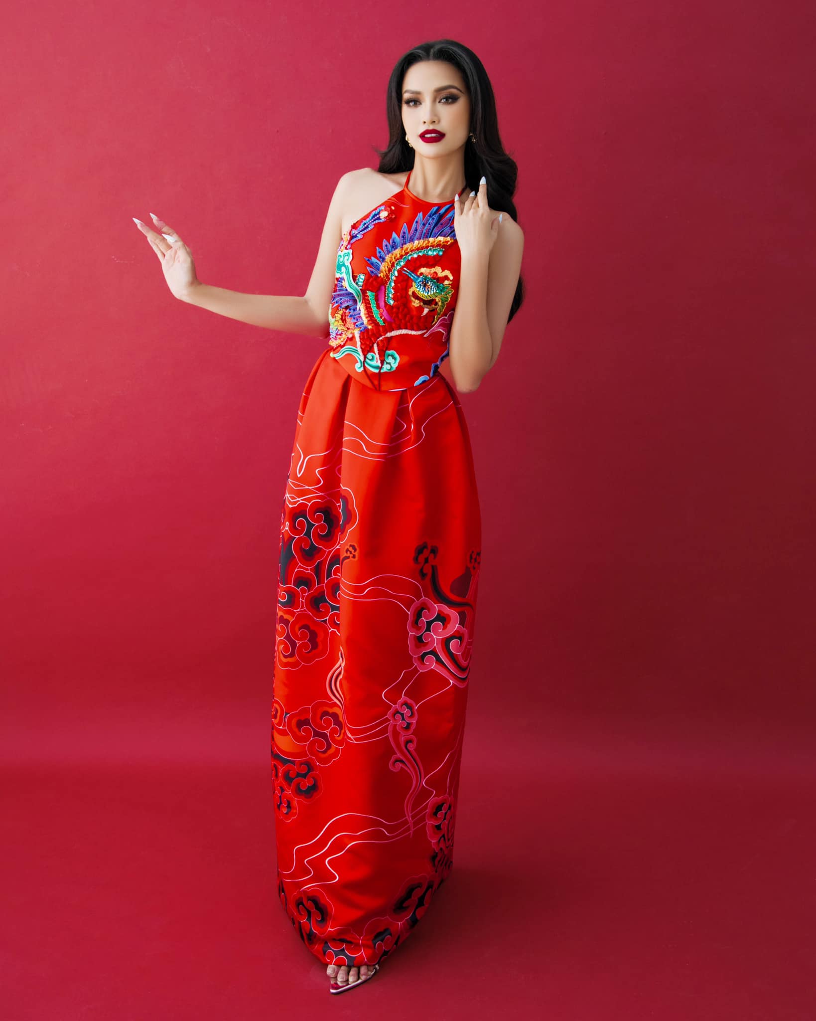 Hậu tin đồn out top 16, Ngọc Châu khiến fan lấy lại niềm tin với nhan sắc cực đỉnh trong trang phục Á Đông - ảnh 6