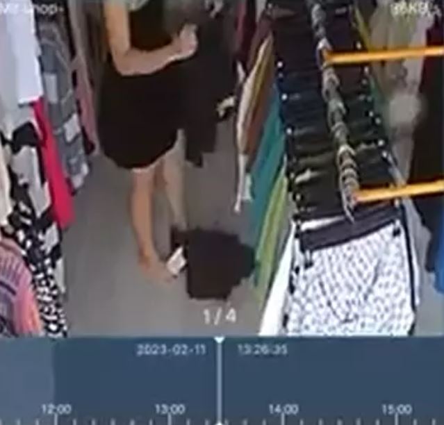 Cô gái ăn mặc xinh đẹp nhưng 'phóng uế' ngay shop quần áo khiến chủ shop lặng người khi check camera - ảnh 4
