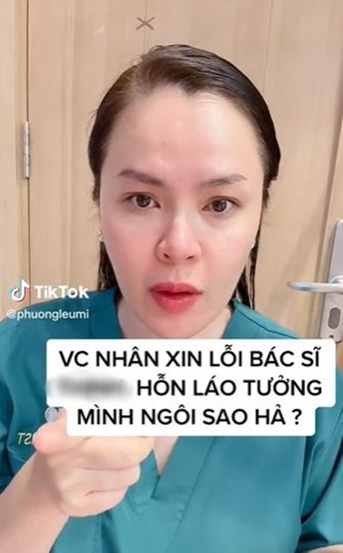 Hoa hậu Phương Lê yêu cầu bà Nhân Vlog xin lỗi bác sĩ: 'Em láo lắm, tưởng mình là ngôi sao hả?' - ảnh 4