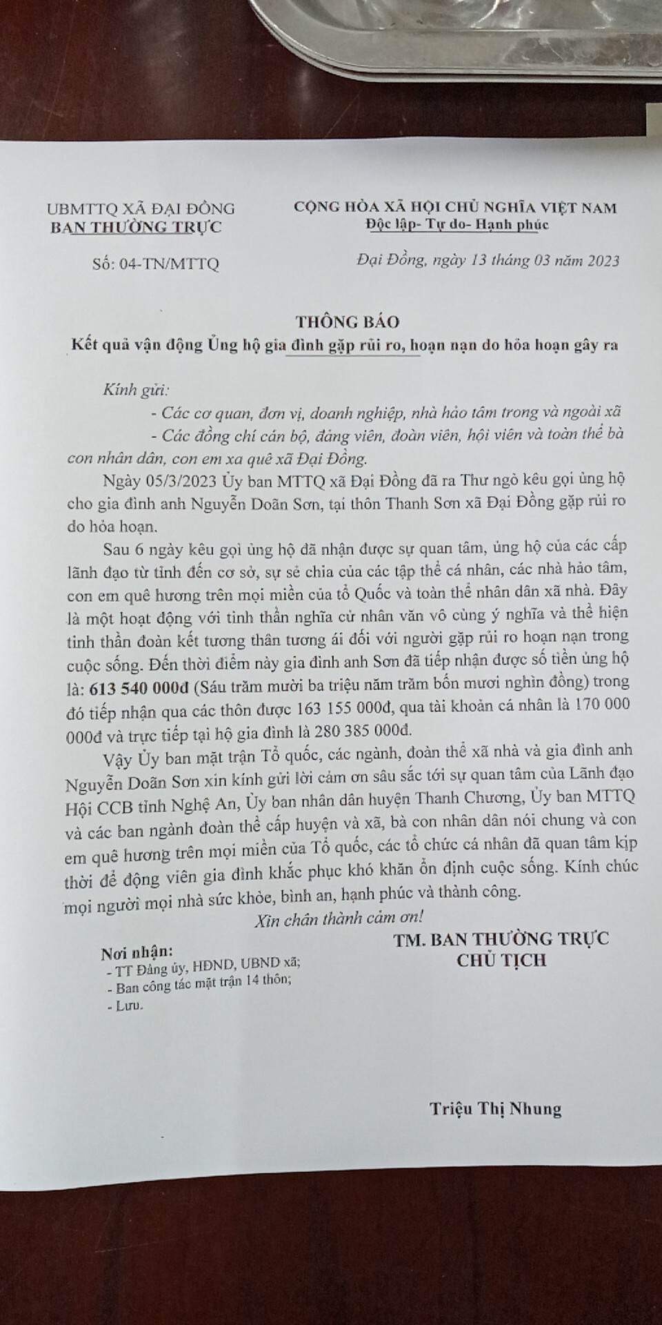 Cháy nhà mất hết tài sản trong một đêm, gia đình được quyên góp lại hơn 600 triệu đồng - ảnh 3