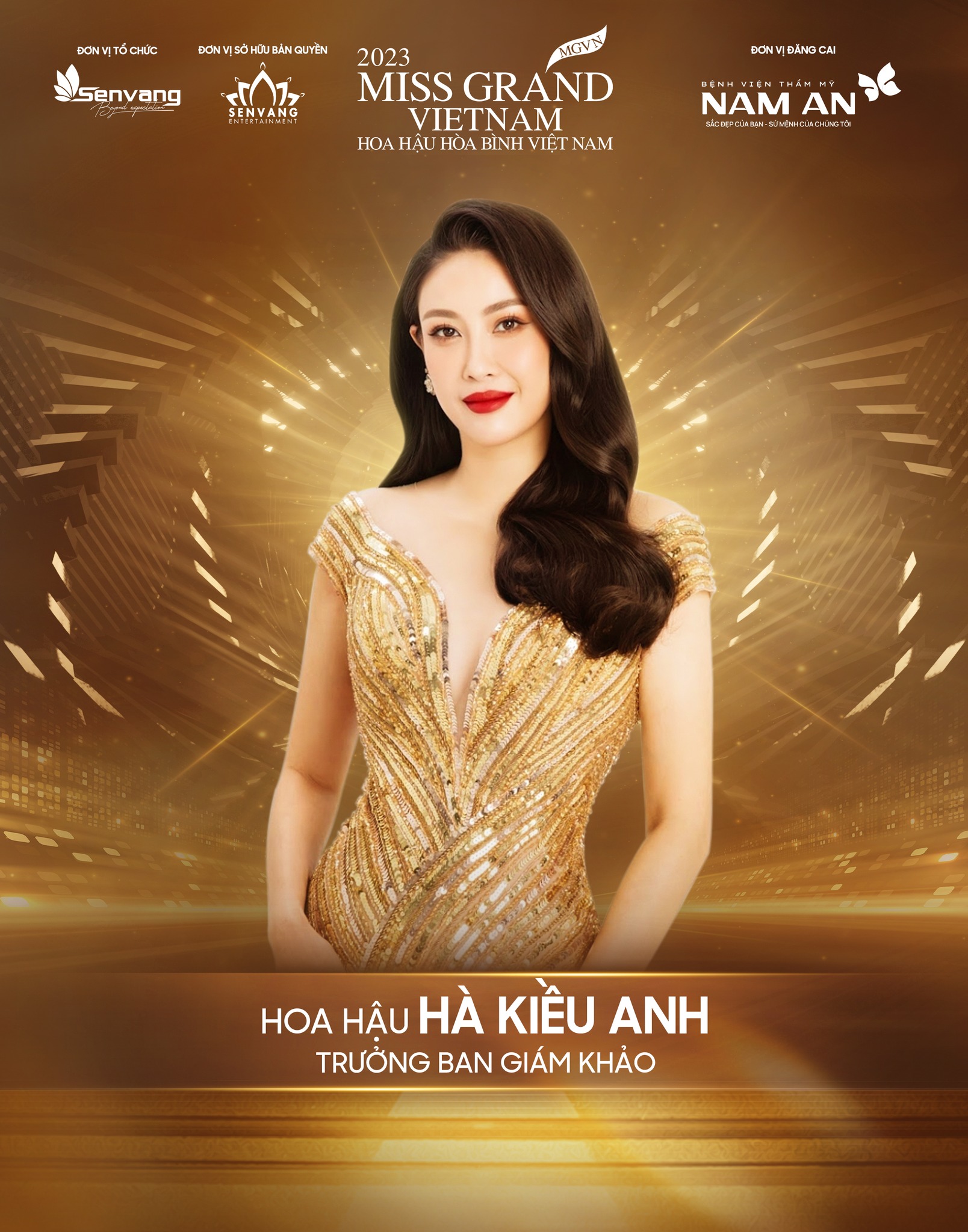 Hà Kiều Anh đảm nhận vai trò trưởng BGK của Miss Grand Vietnam năm nay.