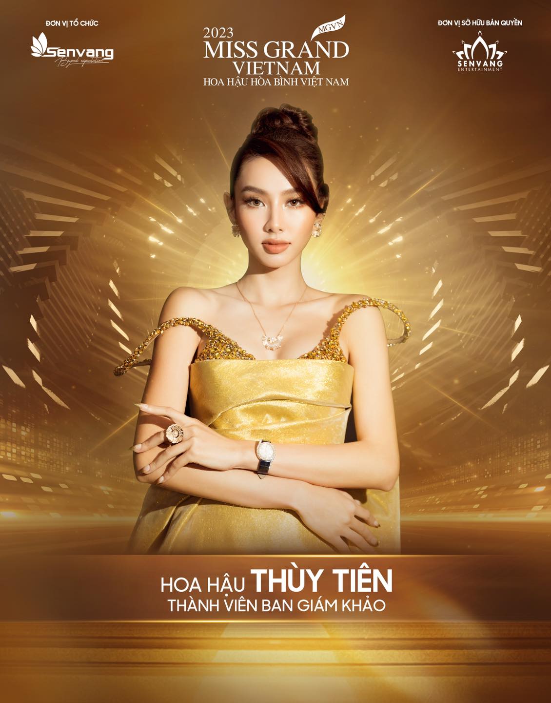 HH Thùy Tiên - Miss Grand 2021 cũng sẽ đảm nhận vai trò giám khảo của Miss Grand Vietnam năm nay.