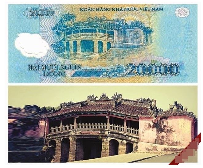 Tờ 20.000 đồng rất phổ biến.