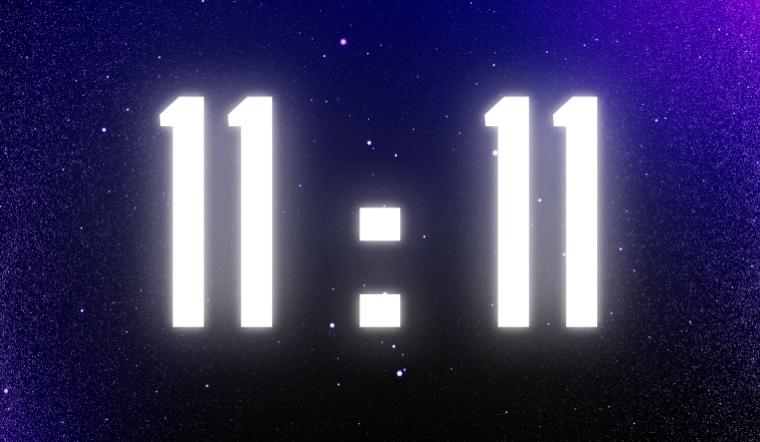 Số 11:11 được xem là con số mang ý nghĩa tâm linh.