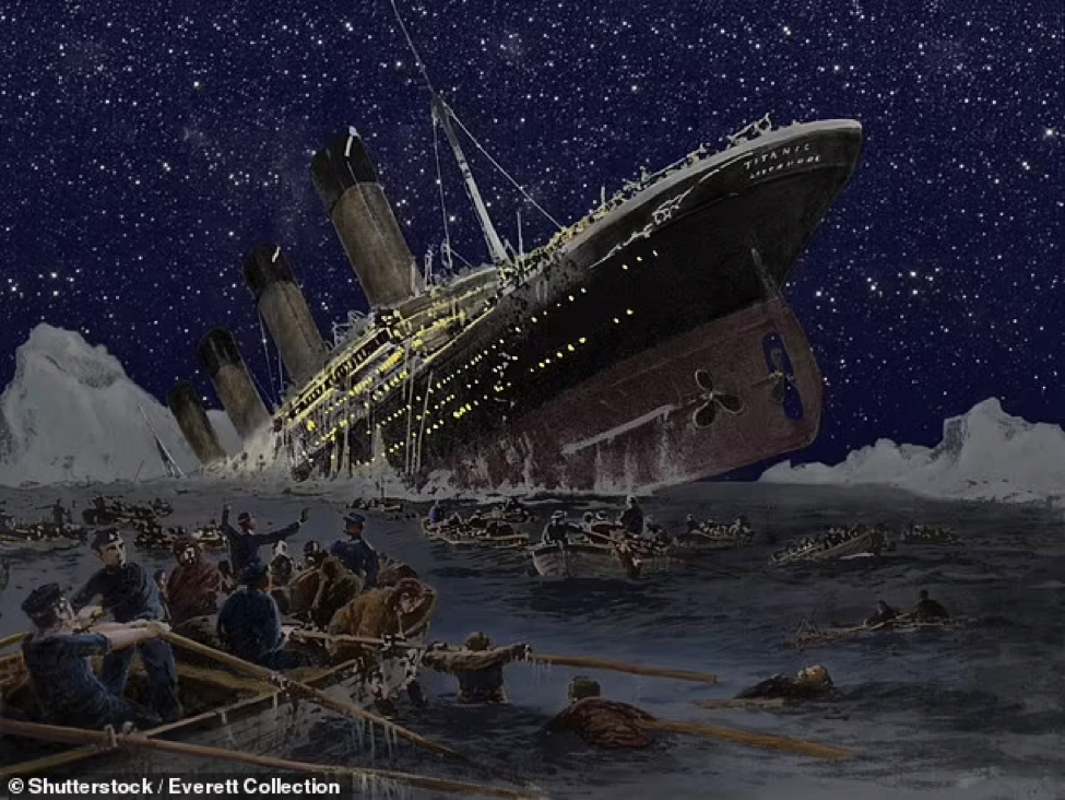 Vụ chìm tàu Titanic trở thành sự kiện bi thương (ảnh minh họa)