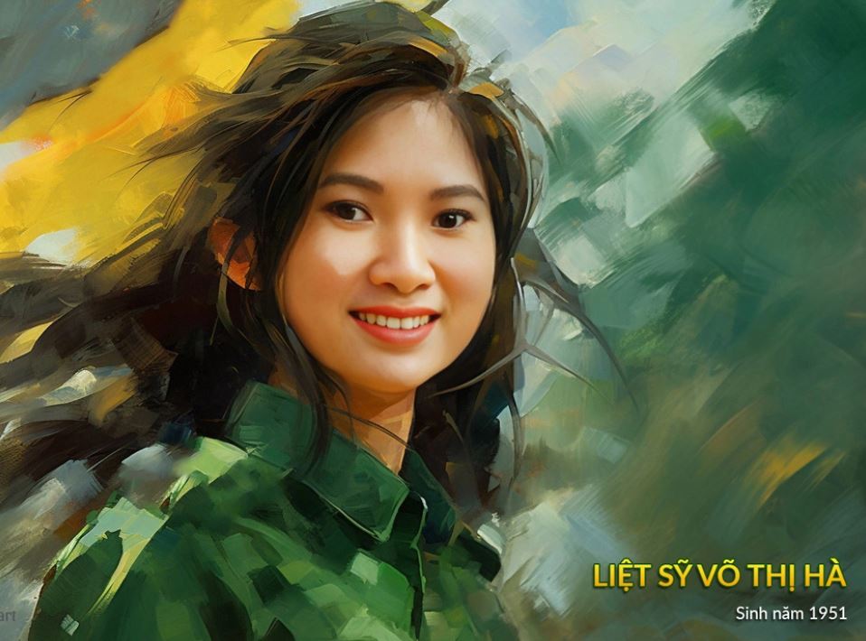 Trầm trồ trước loạt ảnh phục dựng chân dung 10 nữ liệt sĩ Ngã ba Đồng Lộc bằng AI - ảnh 4
