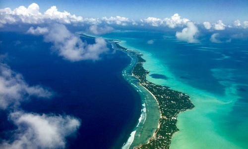 Kiribati có rất nhiều hòn đảo đẹp