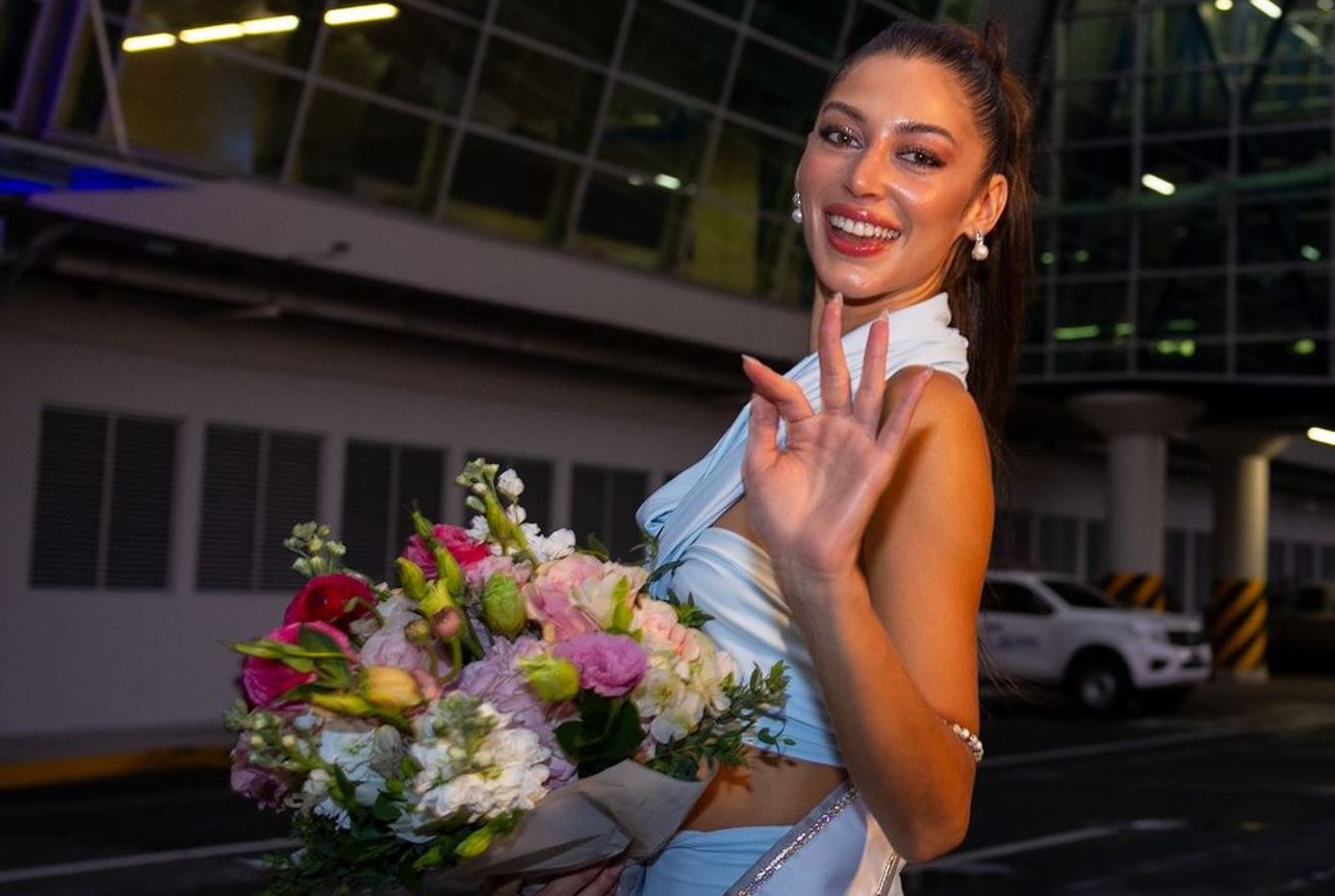 Một hoa hậu bay chuyên cơ riêng đến thi Hoa hậu Hoàn vũ, nhan sắc cũng 'chấn động' không kém - ảnh 2