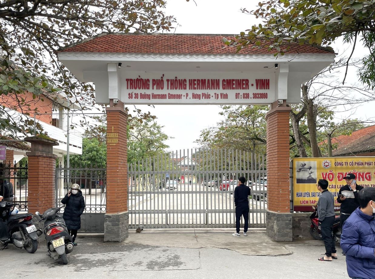 Trường Phổ thông Hermann Gmeiner (TP.Vinh, Nghệ An) nơi xảy ra sự cố