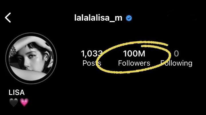 Mặc ồn ào, Lisa (BLACKPINK) vẫn đạt 100 triệu người theo dõi Instagram, lập kỷ lục 'khủng' khó ai bì kịp - ảnh 2