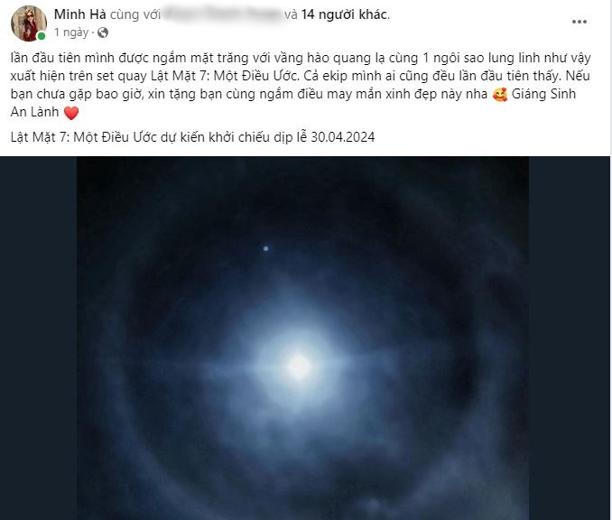 Vợ Lý Hải đăng clip chia sẻ hiện tượng lạ trên bầu trời trong ngày quay 'Lật mặt 7' - ảnh 2