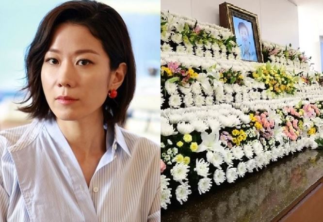 Dàn sao Hàn đến viếng Lee Sun Kyun, vợ nam tài tử thất thần bên di ảnh của chồng - ảnh 2