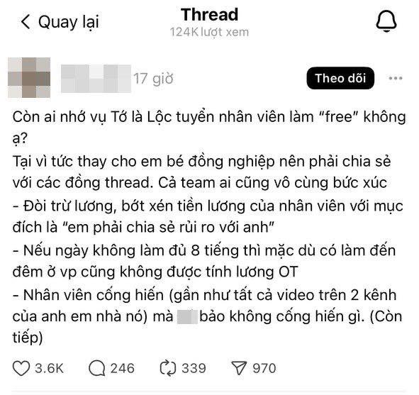 Rộ tin hot TikToker Lộc và nàng Mơ bị tố cắt xén lương nhân viên, lý do đuổi việc gây bức xúc - ảnh 2