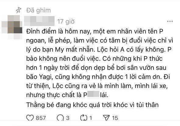 Rộ tin hot TikToker Lộc và nàng Mơ bị tố cắt xén lương nhân viên, lý do đuổi việc gây bức xúc - ảnh 3