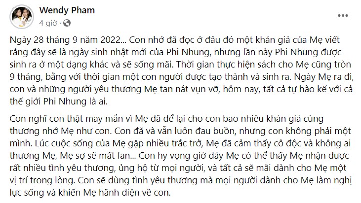 Tròn 1 năm ngày mất của Phi Nhung, con gái cố nghệ sĩ chia sẻ xúc động, tiết lộ mẹ từng sợ điều này - ảnh 9