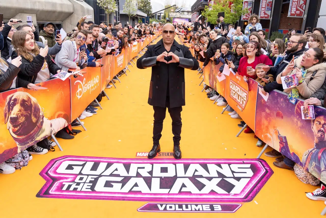 Dàn diễn viên Guardians of the Galaxy Vol. 3 giao lưu với khán giả ở Paris (Pháp).