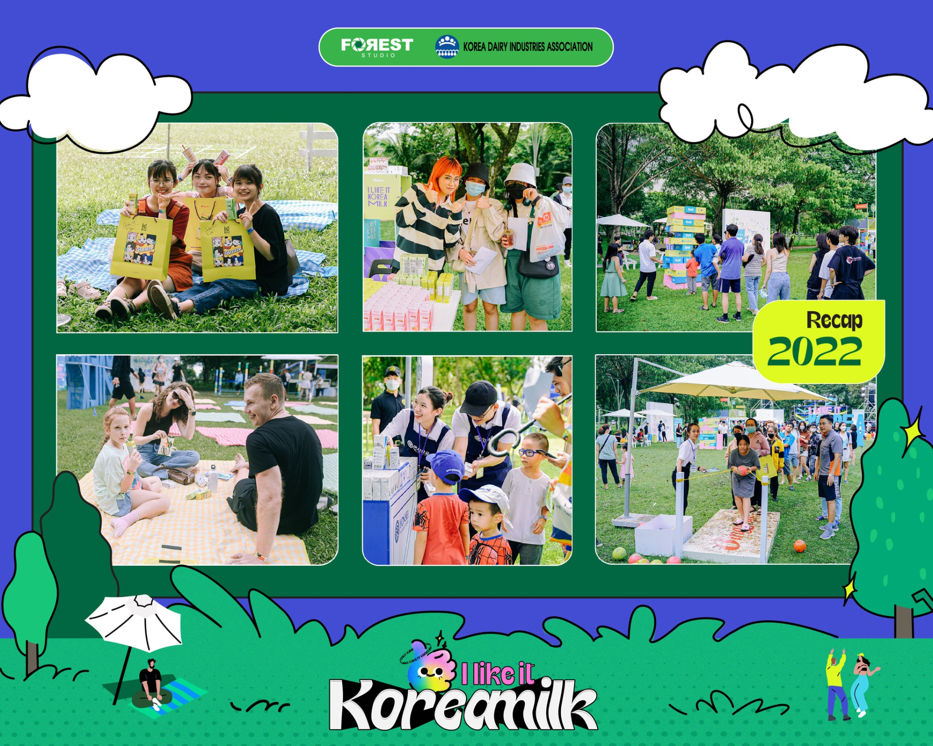 Korea Milk Playground, bữa tiệc âm nhạc ngoài trời đầy mới mẻ và thú vị. theo phong cách glamping cực kì hot với giới trẻ.