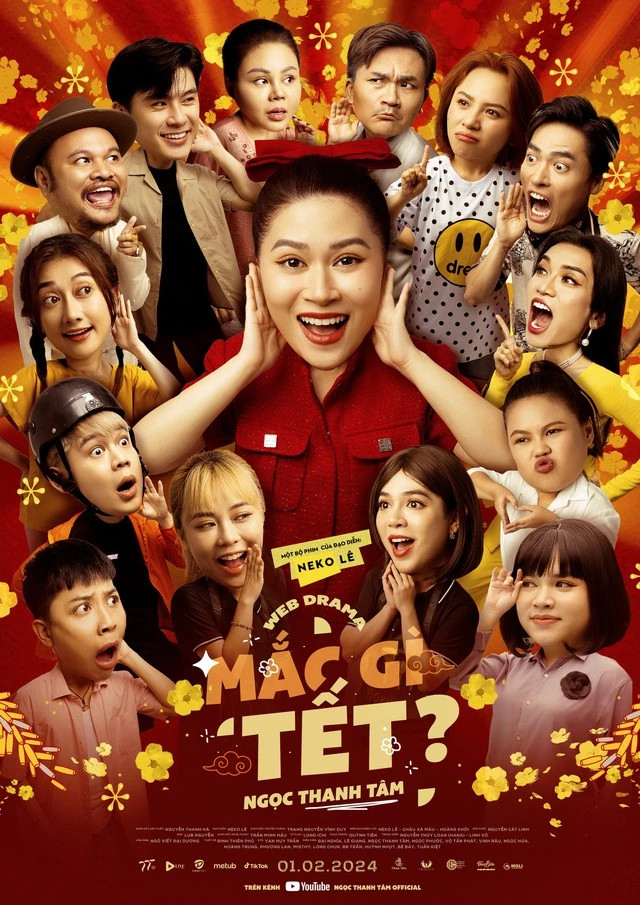 Ngọc Thanh Tâm quy tụ dàn nghệ sĩ hài, hot TikToker đình đám vào web drama Tết - ảnh 2
