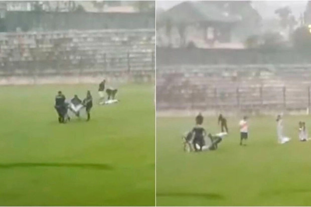 Cầu thủ Indonesia bị sét đánh tử vong ngay trên sân - ảnh 2