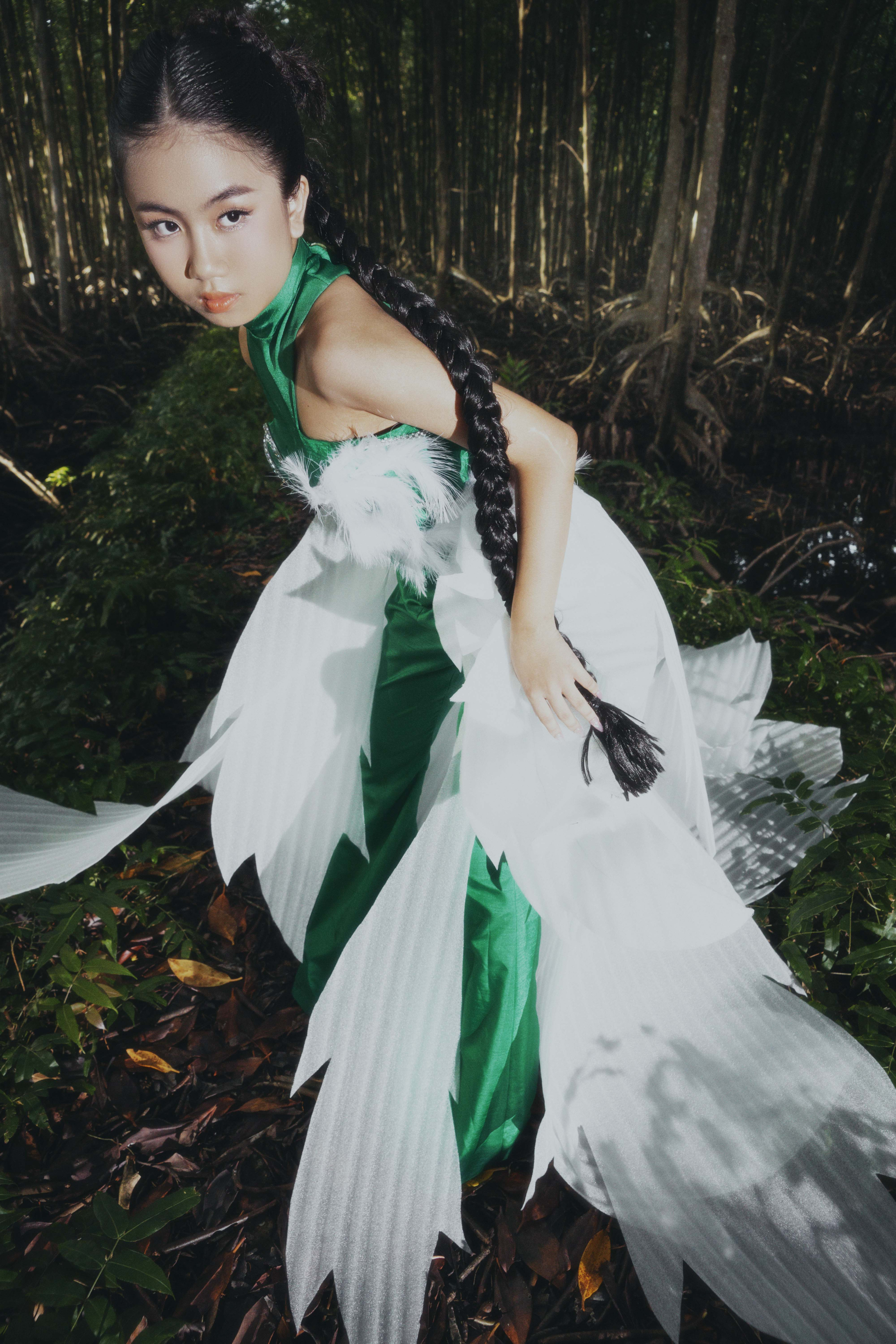 Bộ ảnh thời trang với thông điệp bảo vệ rừng ngập mặn của mẫu nhí Alice Nguyễn - ảnh 4