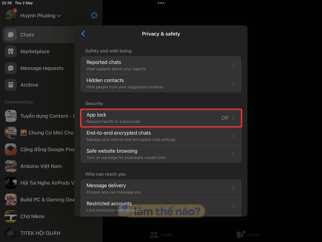 Cách khoá Messenger trên iPhone cực kỳ nhanh gọn, trò chuyện riêng tư không lo bị lộ! - ảnh 4