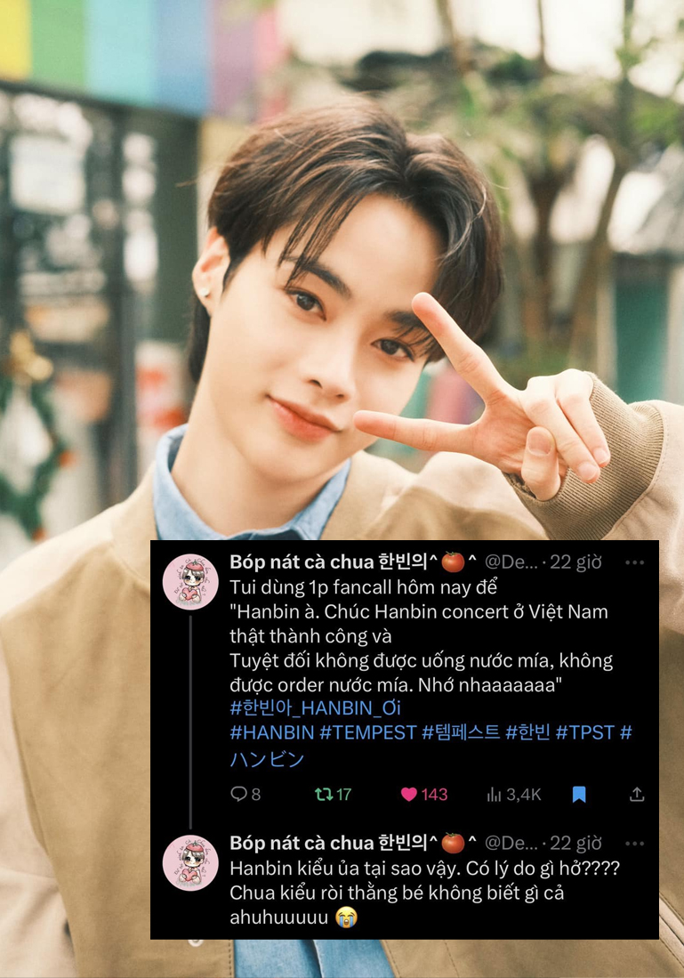 Idol Kpop ngơ ngác vì fan Việt dặn không được uống nước mía trước giờ diễn - ảnh 1