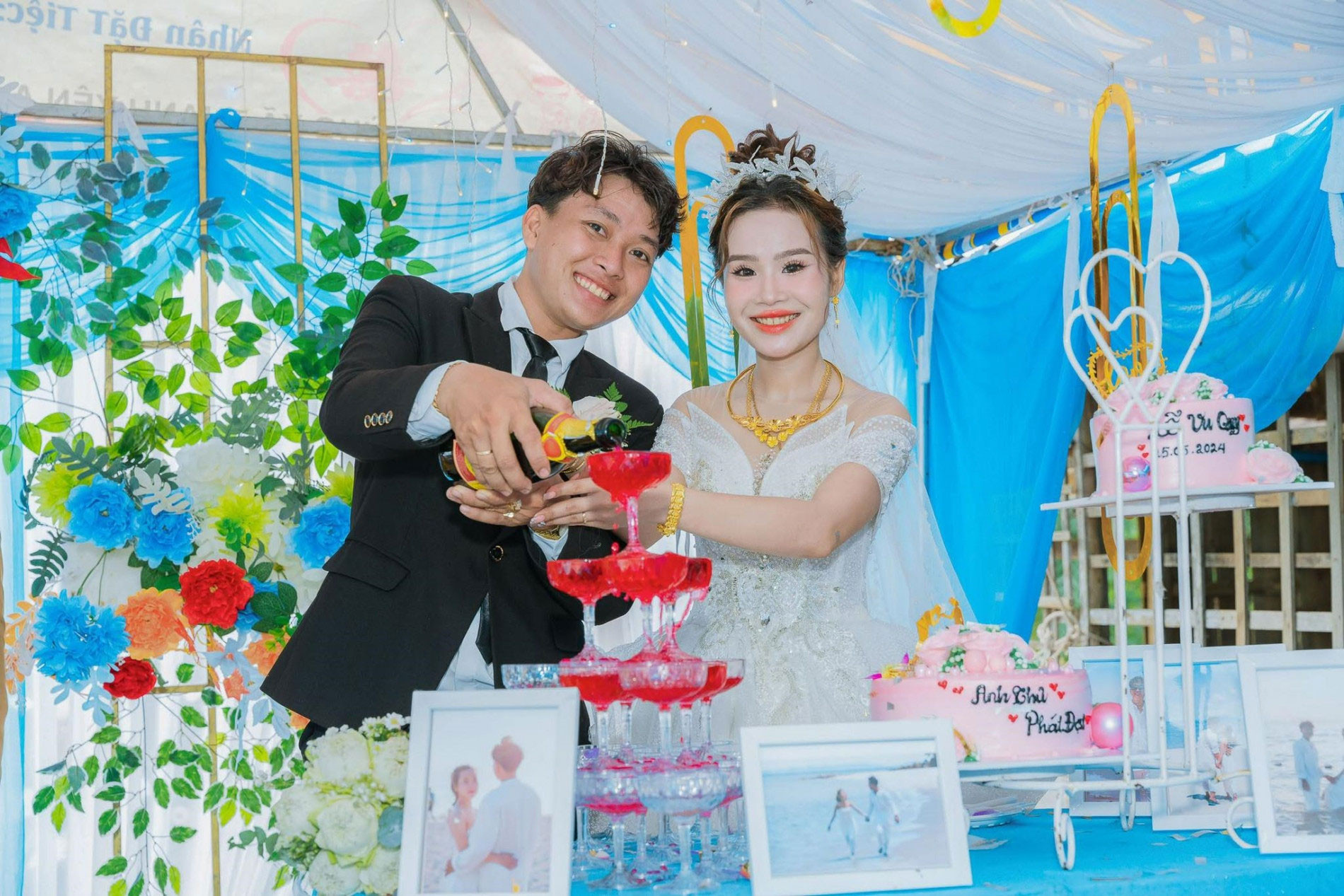 Cô dâu miền Tây bị ong đốt trước giờ rước dâu, có ngay bộ ảnh cưới để đời - ảnh 2