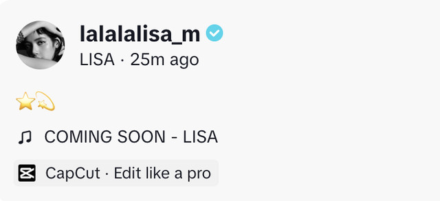 Lisa công bố comeback solo, clip trên tiktok đạt 1 triệu view sau 30 phút - ảnh 2