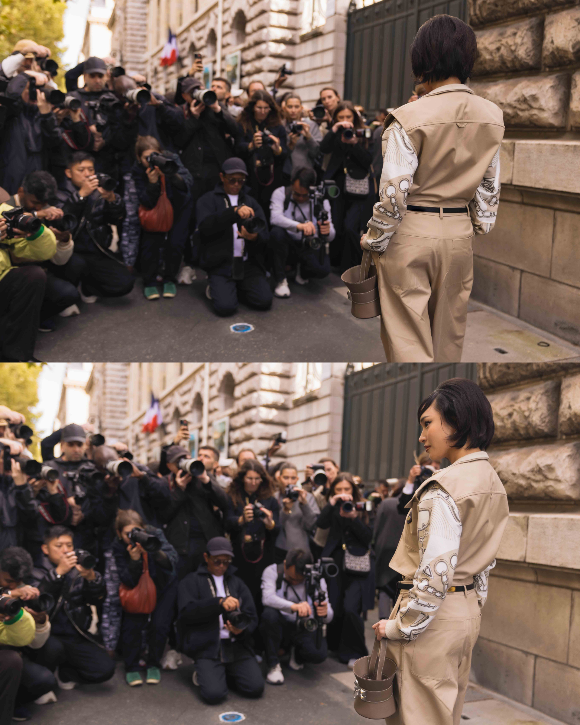 Châu Bùi lập “cú đúp” hàng ghế đầu tại Paris Fashion Week - ảnh 2