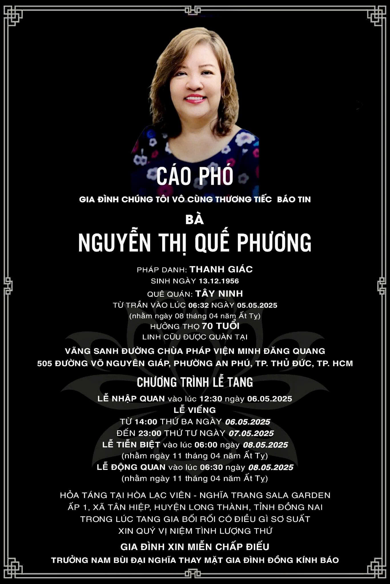 Mẹ của MC Đại Nghĩa qua đời sau 2 ngày đột quỵ - ảnh 2