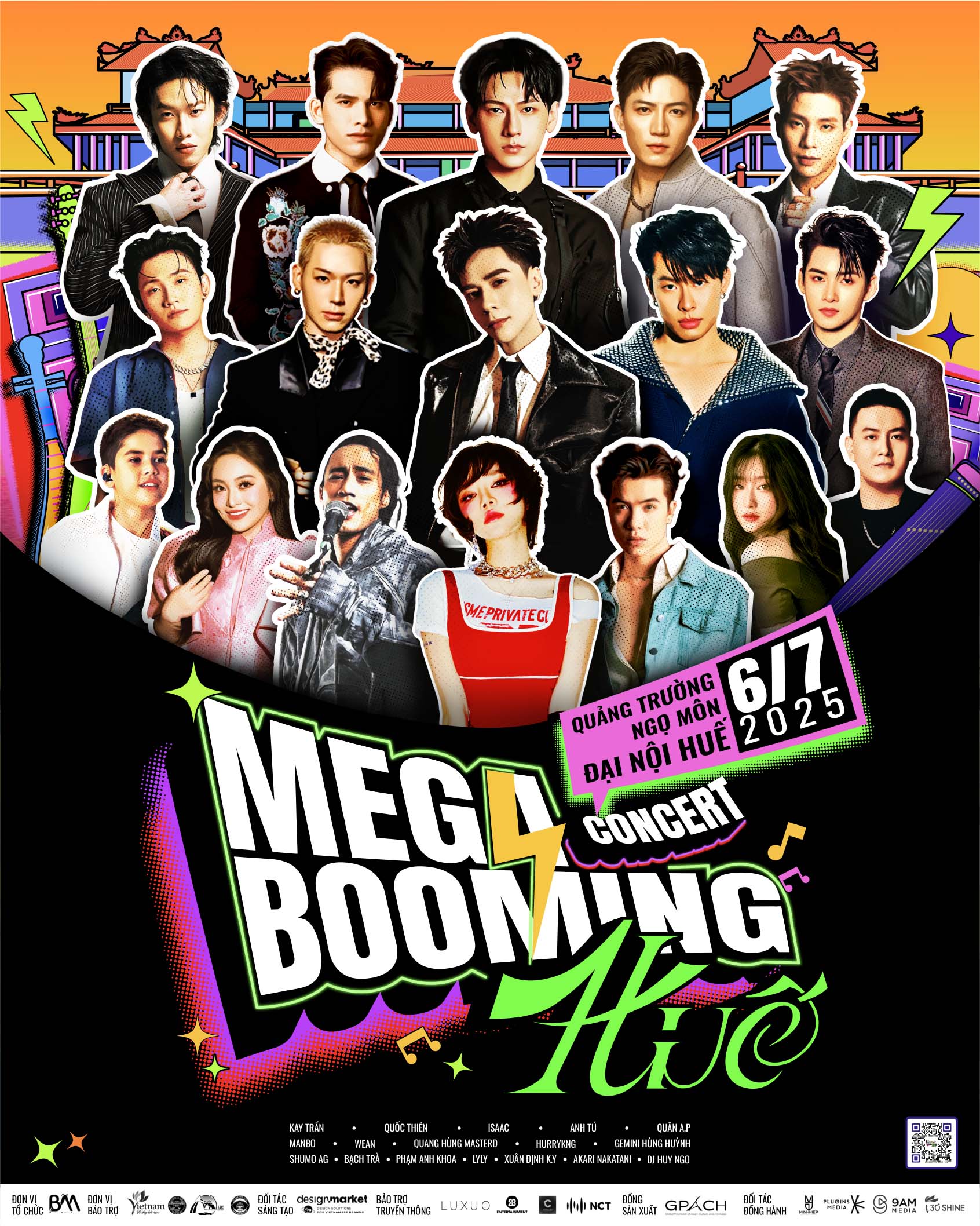 Dàn 'Anh trai vượt ngàn chông gai' góp mặt tại Đại nhạc hội Mega Booming Huế - ảnh 2