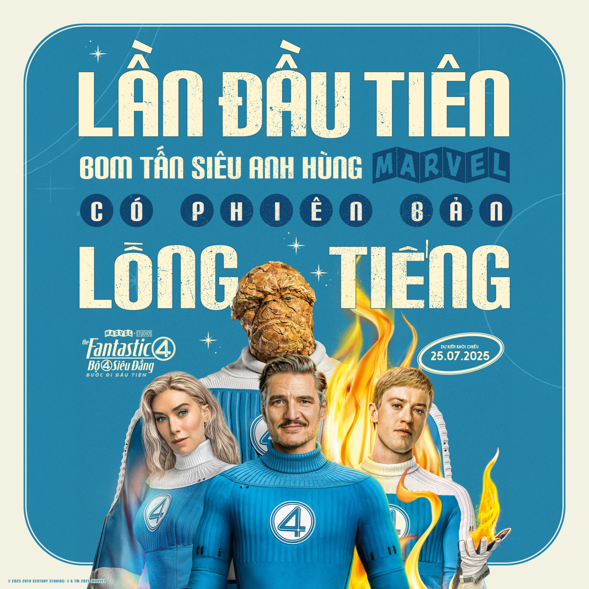 Bộ tứ siêu đẳng: Bom tấn đầu tiên của Marvel Studios được lồng Tiếng Việt  - ảnh 1