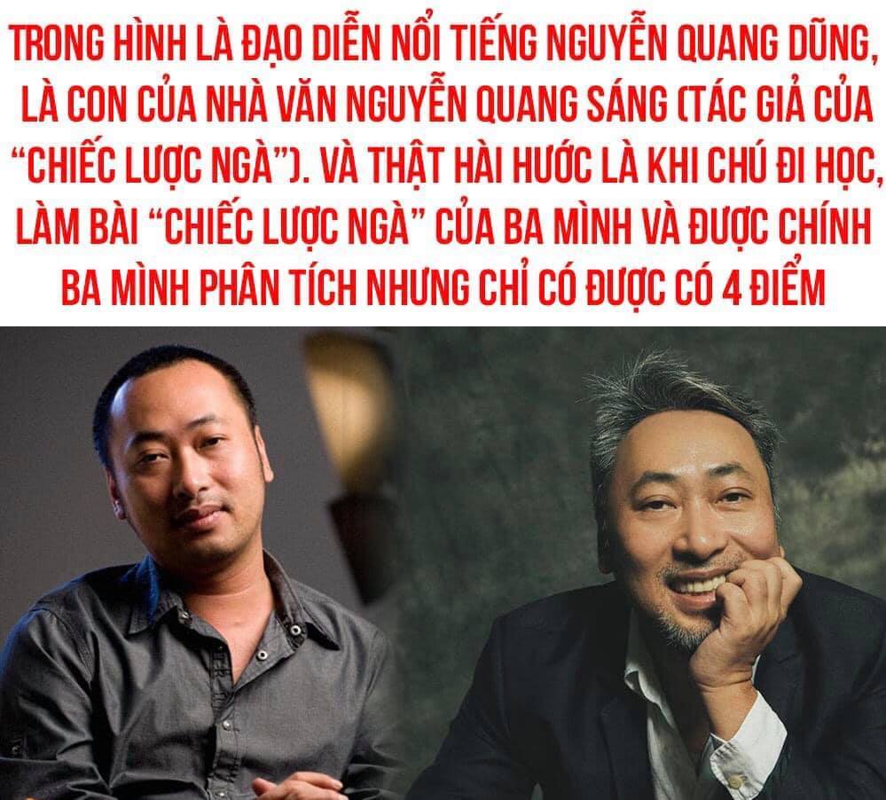 Đạo diễn Nguyễn Quang Dũng bị cho chỉ đạt 4 điểm khi phân tích bài 'Chiếc lược ngà' dù có bố là tác giả Nguyễn Quang Sáng.