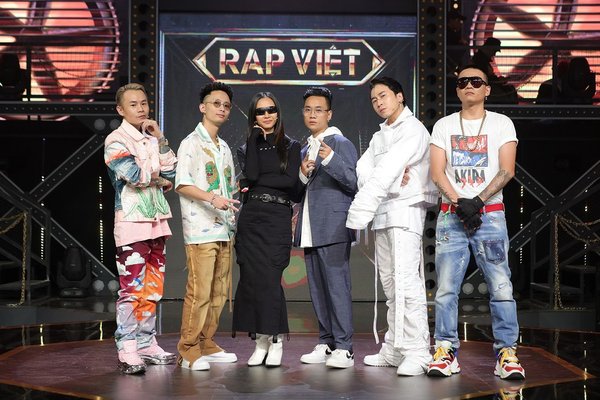 Dàn huấn luyện viên và giám khảo 'Rap Việt' mùa 1