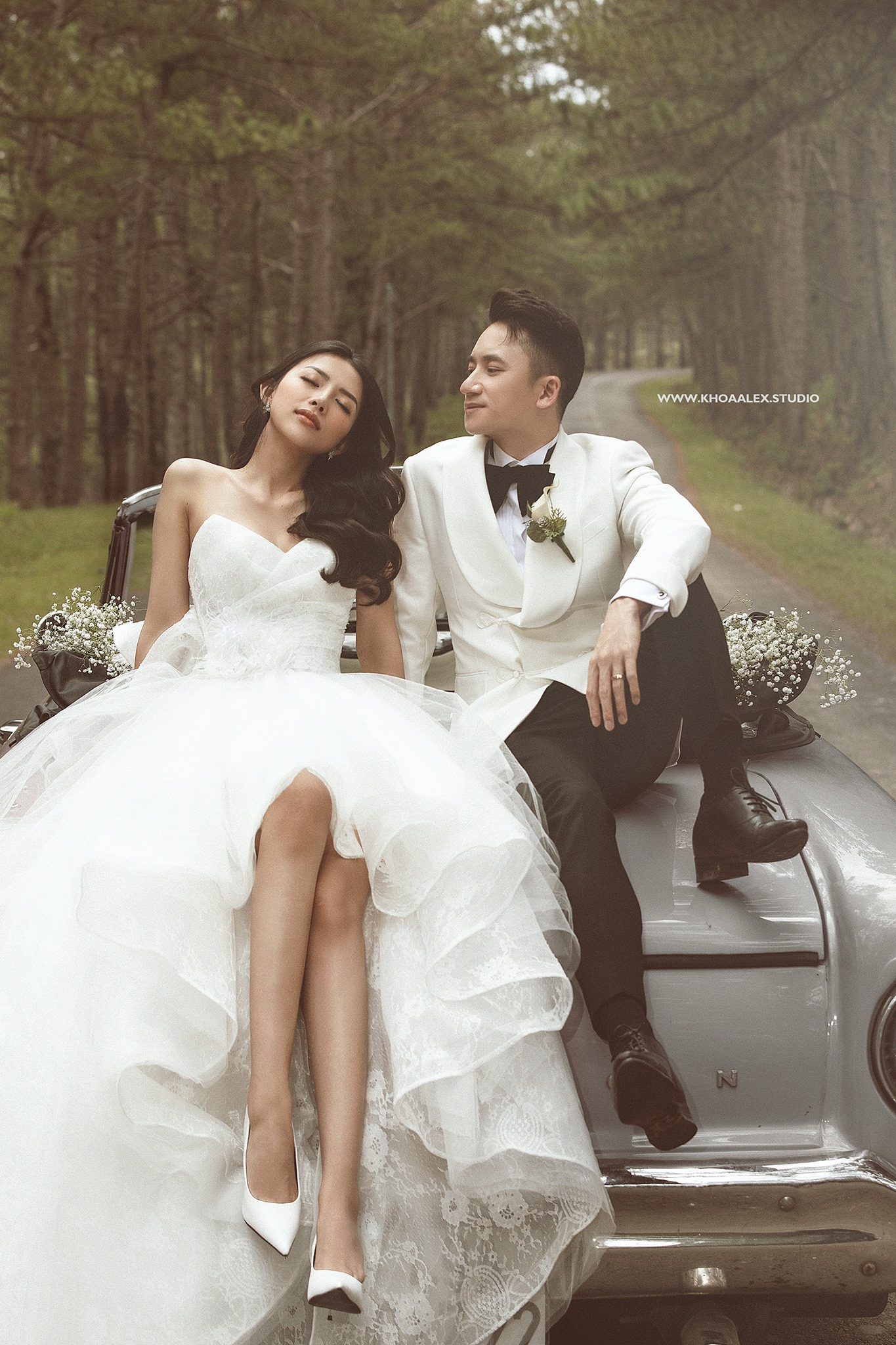Ảnh cưới được chụp tại Đà Lạt của Phan Mạnh Quỳnh và Khánh Vy