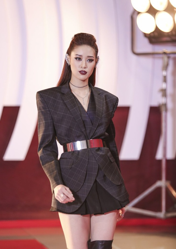 Hoa hậu Khánh Vân tại thời điểm thi Siêu mẫu Việt Nam 2018