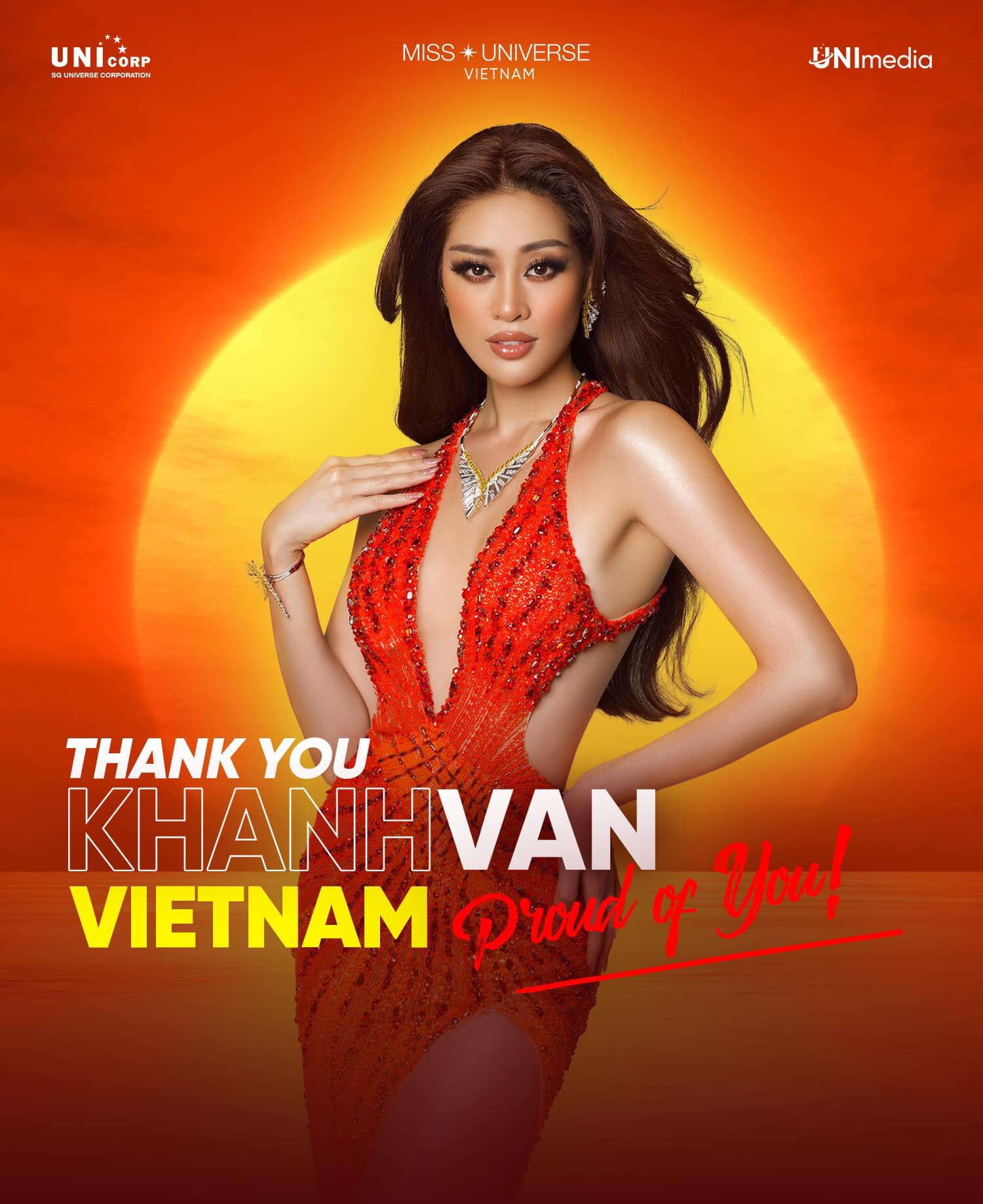 Khánh Vân cảm ơn khán giả đã ủng hộ mình tại Miss Universe 2020