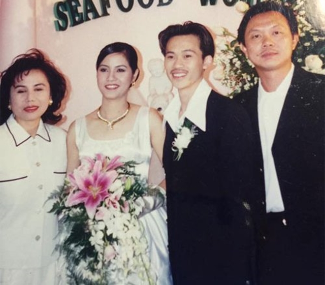 Hình ảnh hiếm hoi trong đám cưới của NSUT Hoài Linh vào năm 1996.