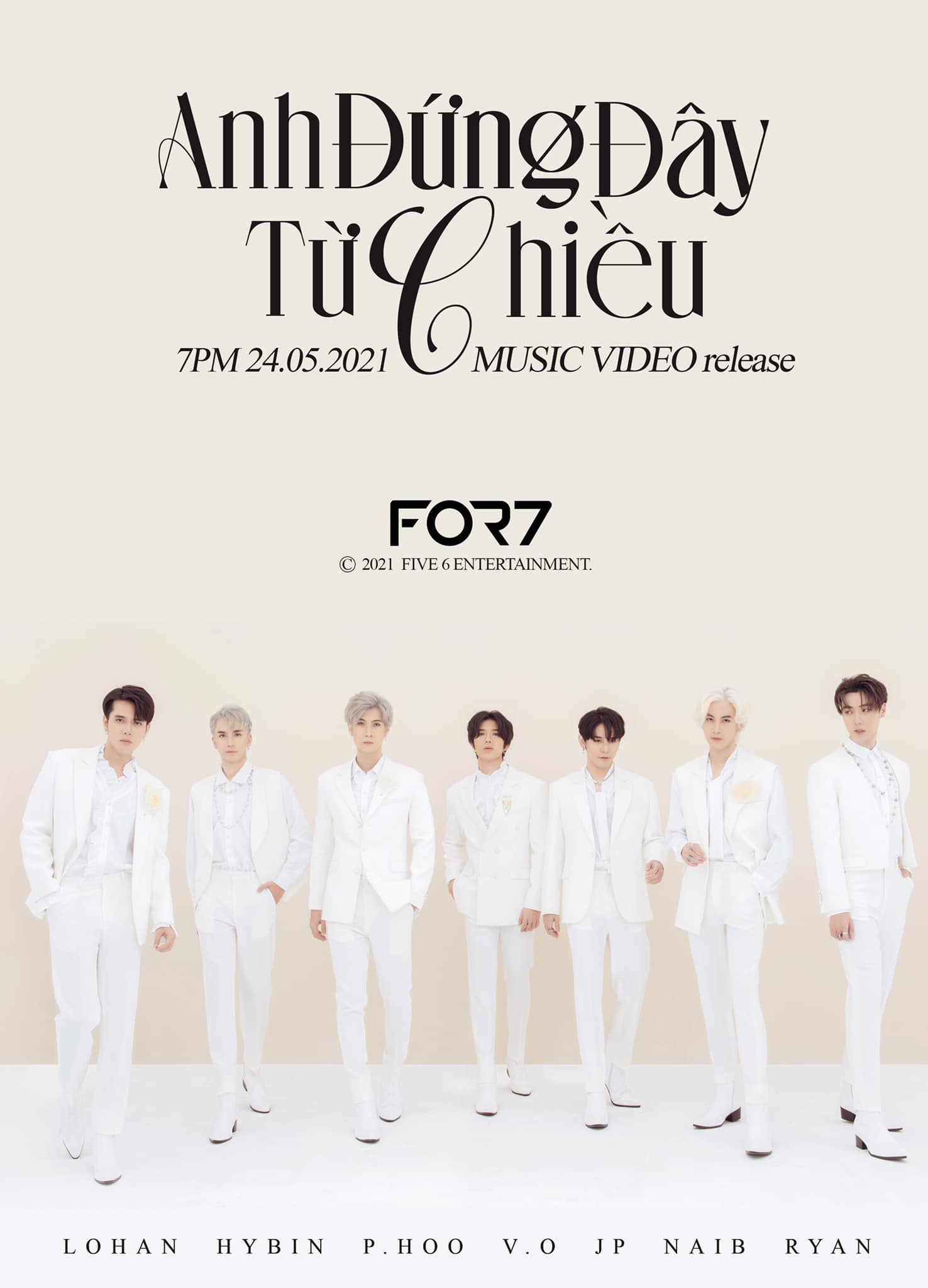 FOR7 là nhóm nhạc nam tiếp Theo debut Vpop