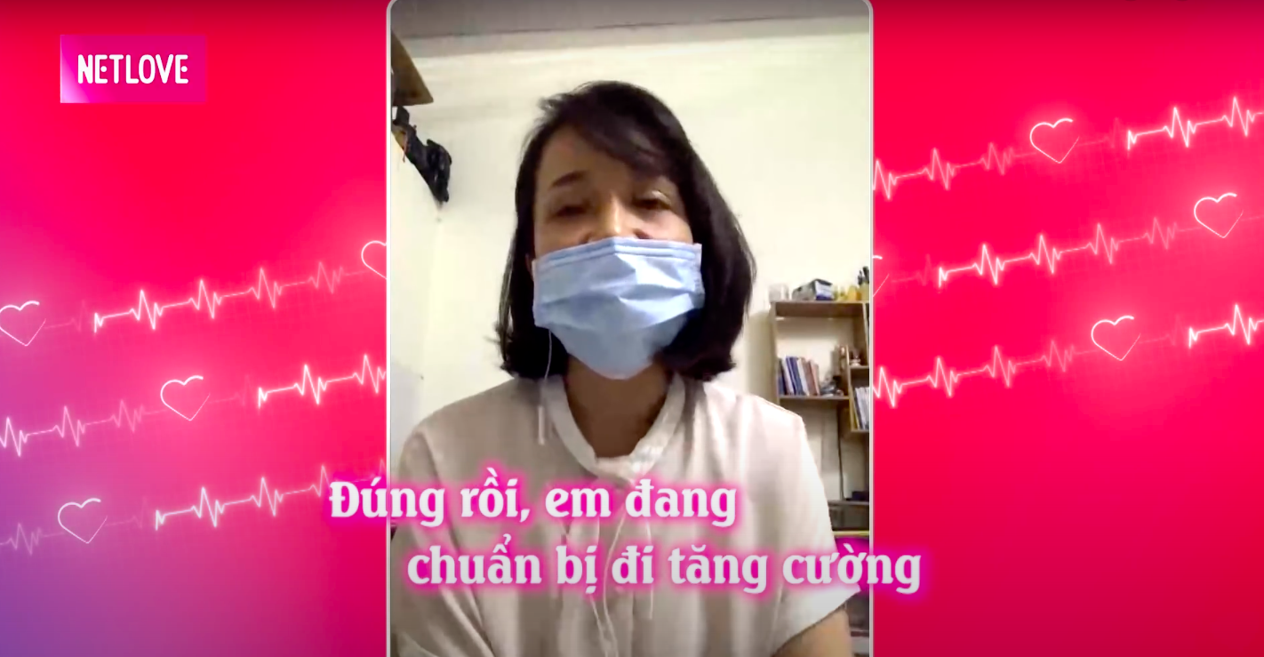 Nhân viên y tế hỗ trợ chống dịch ở Bắc Ninh tham gia show hẹn hò: Lo chống dịch quá quên yêu