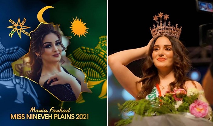 Nhan sắc siêu thực, đẹp như búp bê của tân Hoa hậu Iraq 2021