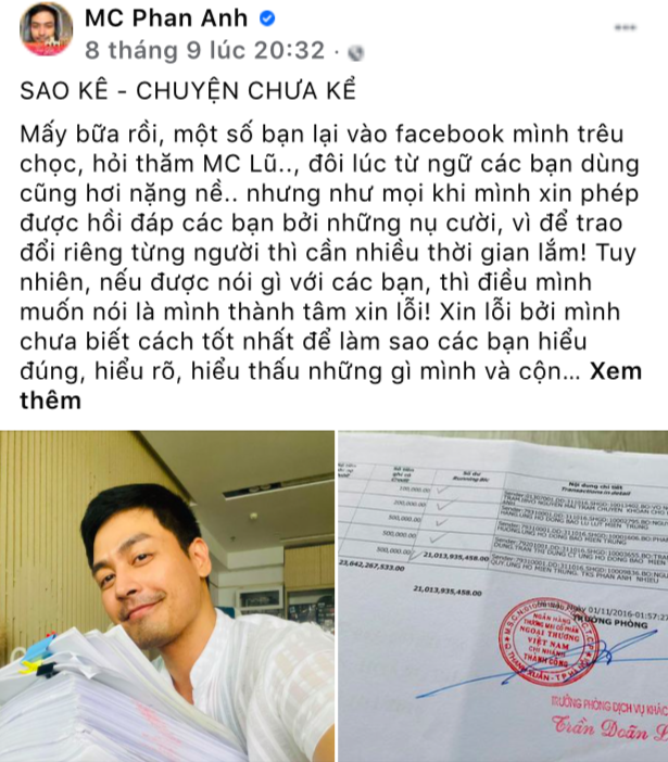 MC Phan Anh bị chỉ trích là tiểu nhân, nhân cơ hội 'tẩy trắng' khi thấy nghệ sĩ khác bị chỉ trích việc từ thiện - ảnh 2