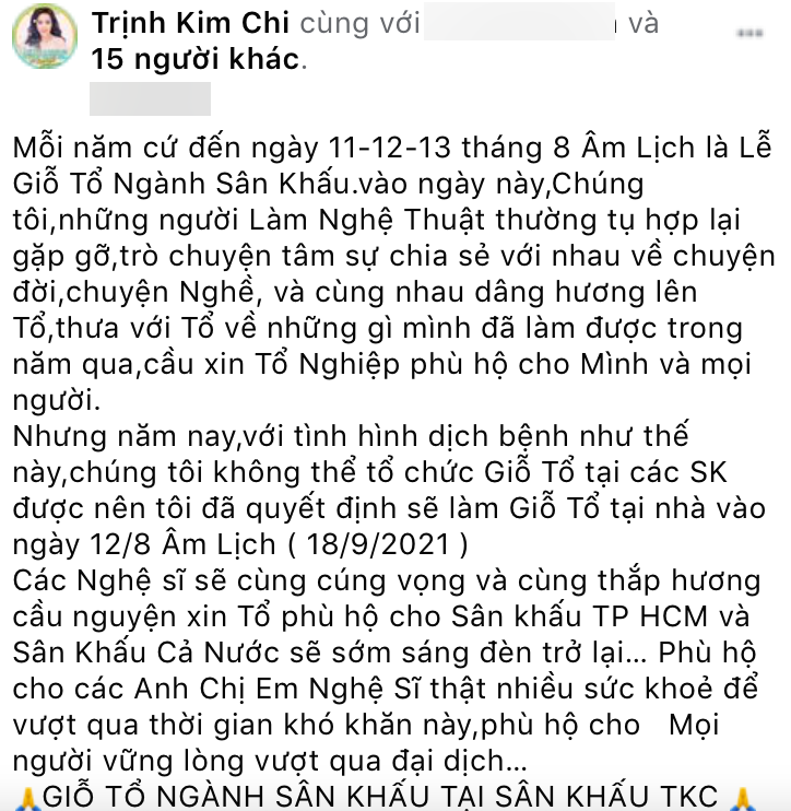 Nghệ sĩ Việt đồng loạt thông báo tự tổ chức giỗ Tổ nghề do dịch, lời hẹn của NSUT Hoài Linh được quan tâm - ảnh 3