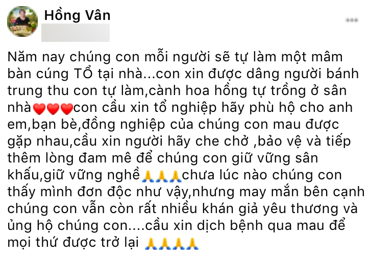 Nghệ sĩ Việt đồng loạt thông báo tự tổ chức giỗ Tổ nghề do dịch, lời hẹn của NSUT Hoài Linh được quan tâm - ảnh 1