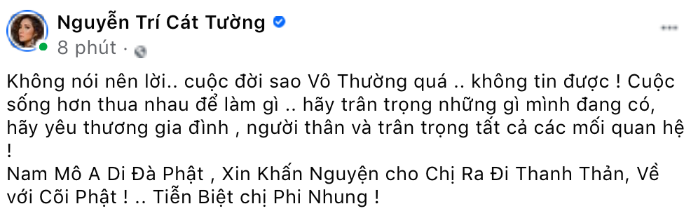 Nghệ sĩ Việt bàng hoàng tiếc thương khi hay tin ca sĩ Phi Nhung qua đời vì Covid-19 - ảnh 16