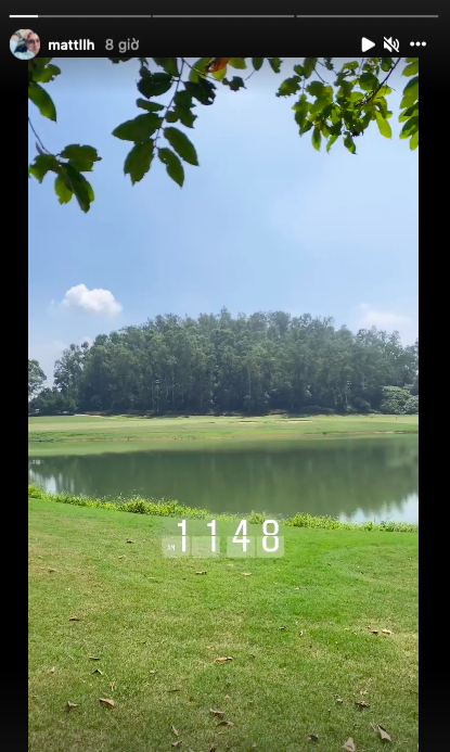 Matt Liu chia sẻ hình ảnh đi đánh Golf...