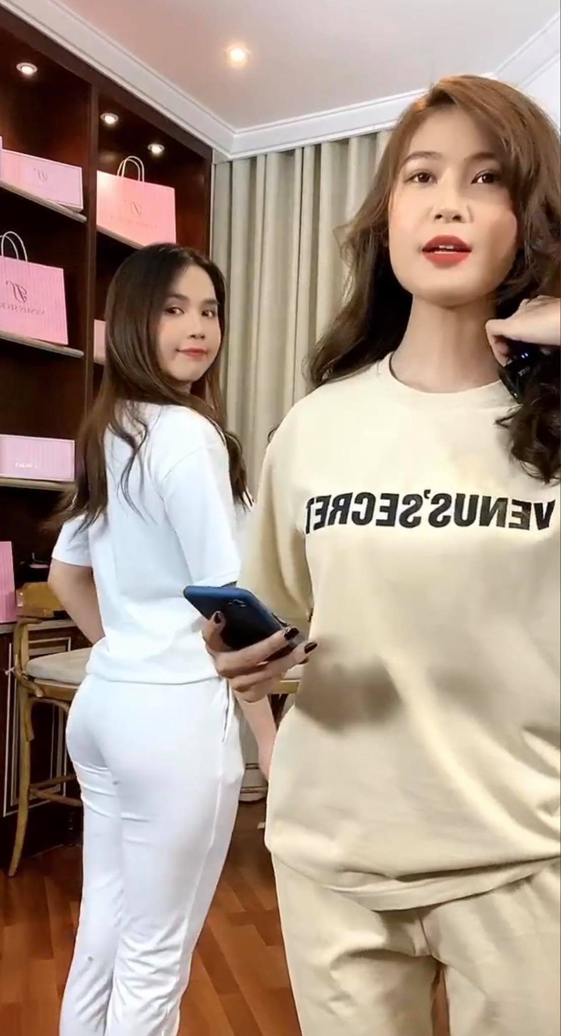 Sau thời gian nghỉ dịch, Ngọc Trinh livestream bán quần áo online - ảnh 4