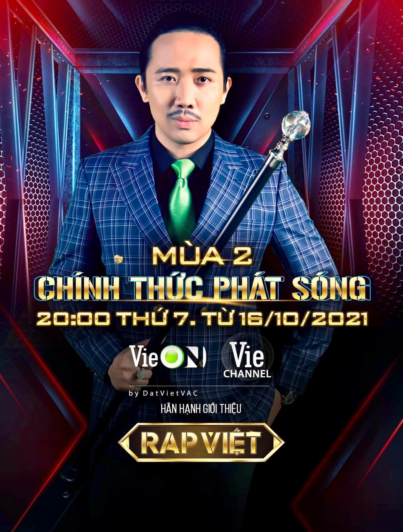 MC Trấn Thành tiếp tục đảm nhận vai trò MC cho 'Rap Việt' mùa 2