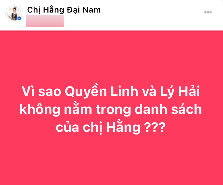 Vì sao MC Quyền Linh và ca sĩ Lý Hải kêu gọi từ thiện nhưng không nằm trong 'danh sách đen' của bà Phương Hằng?