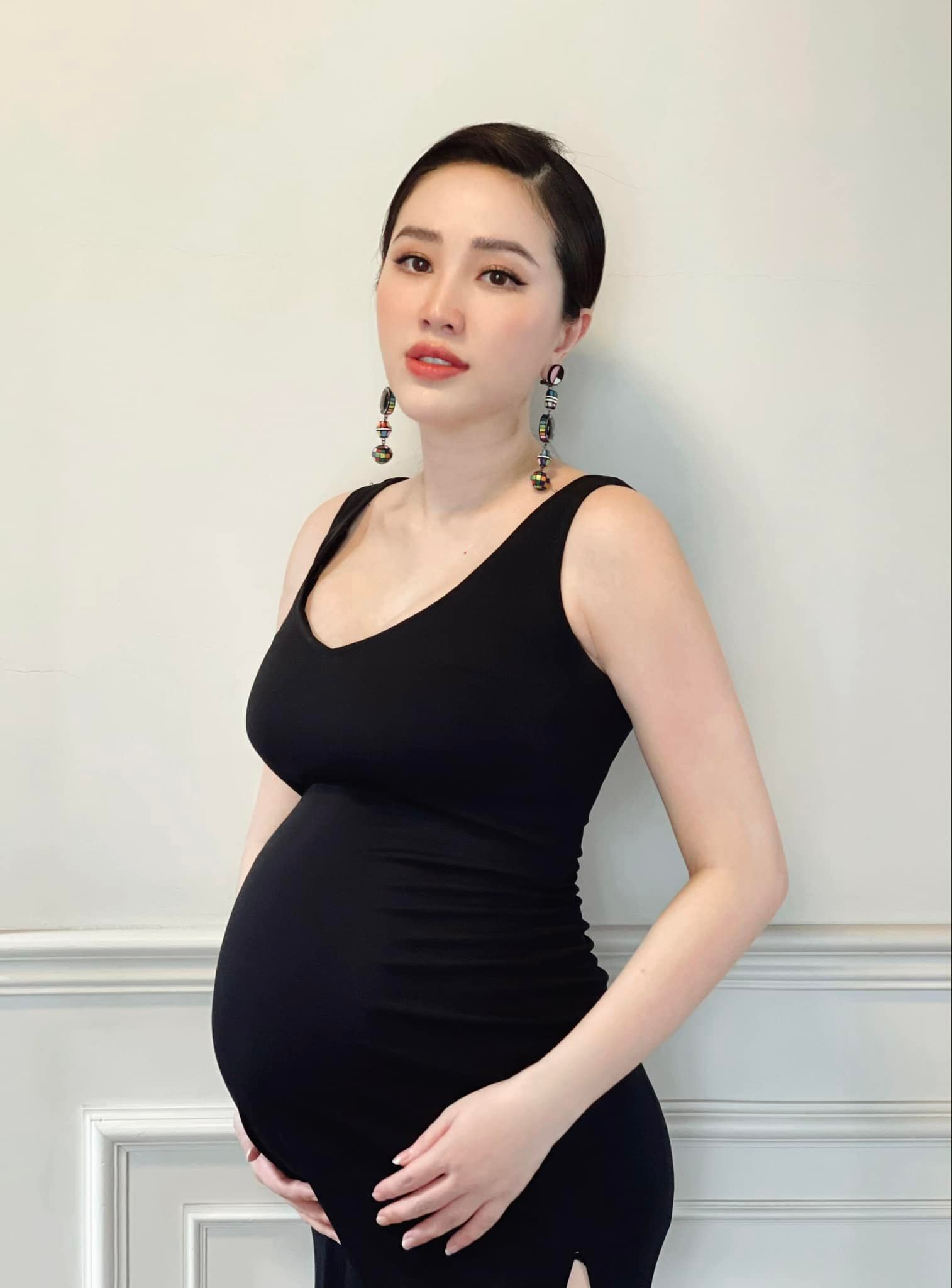 Ca sĩ Bảo Thy tung loạt ảnh ở tuần 36 thai kì, nhan sắc mẹ bầu rạng rỡ không tì vết - ảnh 6